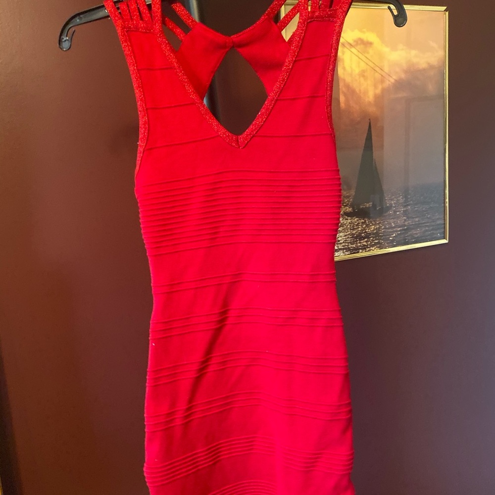 Red dress